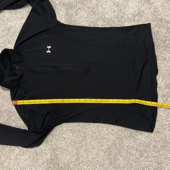 Under Armour Women's Quarter Zip Long Sleeve Pullover Size Large Pre-Owned - Picture 6 of 6